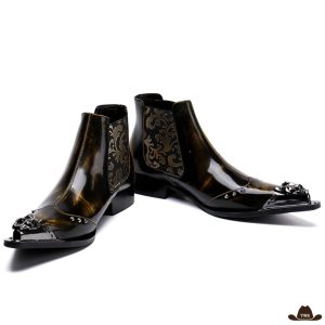 Boots Western Marron