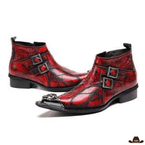 Boots Western Rouge