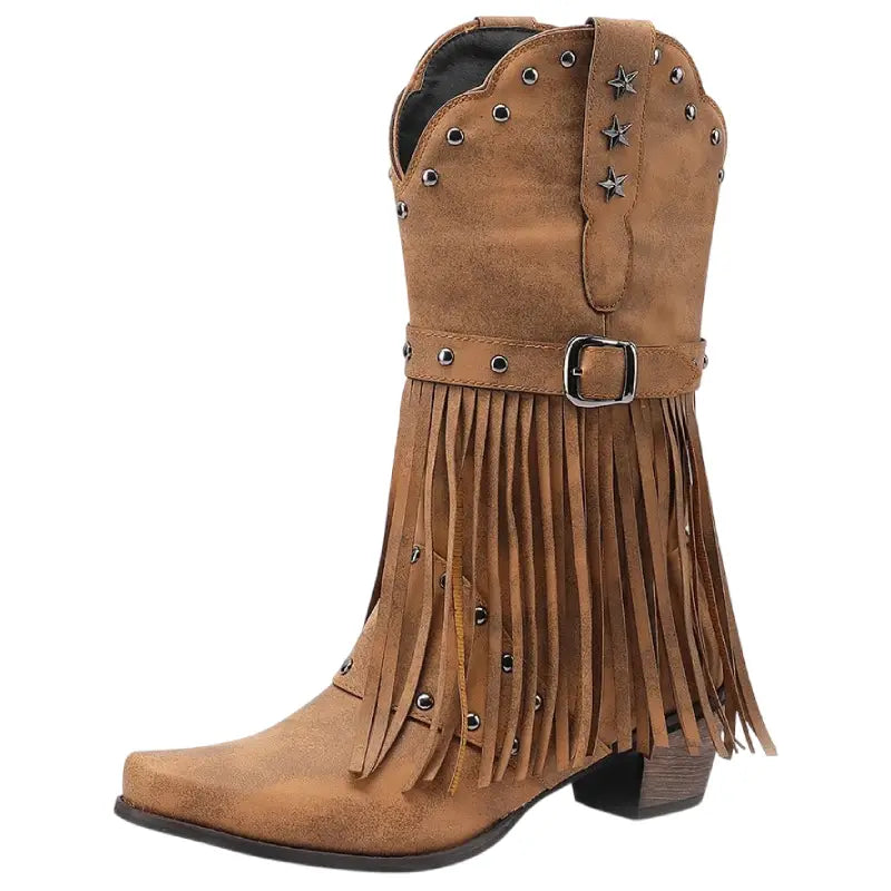 Bottes Country à Franges pour Femme – Image 2