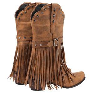 Bottes Country à Franges pour Femme