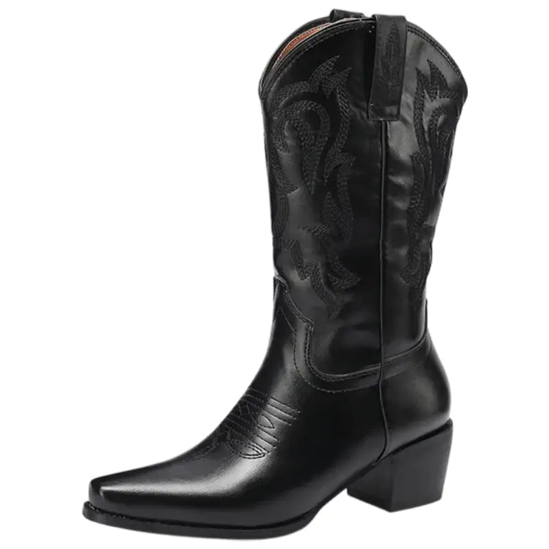 Bottes Cowboy Noires – Image 2