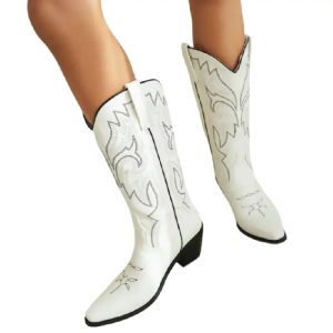 Bottes Country Blanches