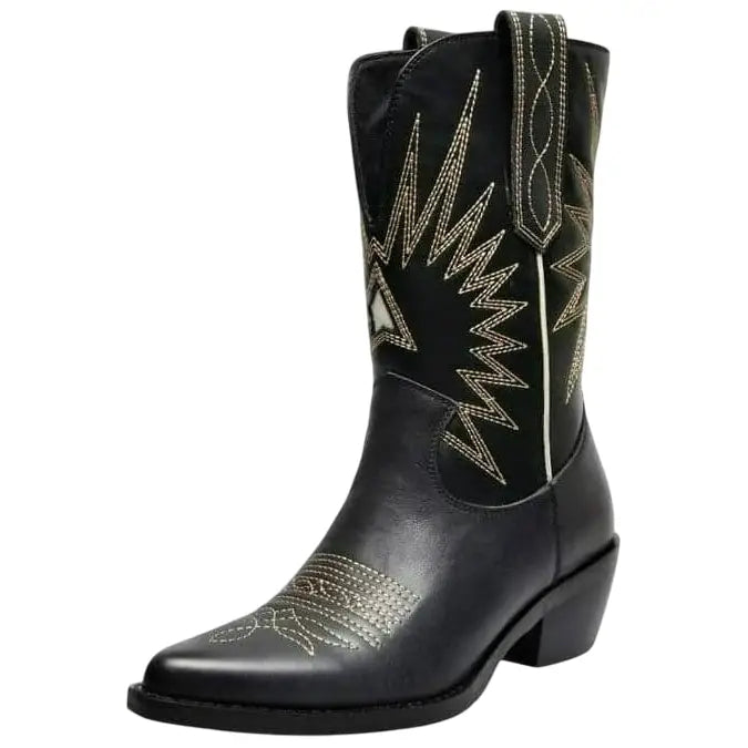 Bottes Cowboy en Cuir pour Femme – Image 2