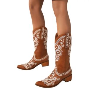 Bottes Cowboy Femme Marron