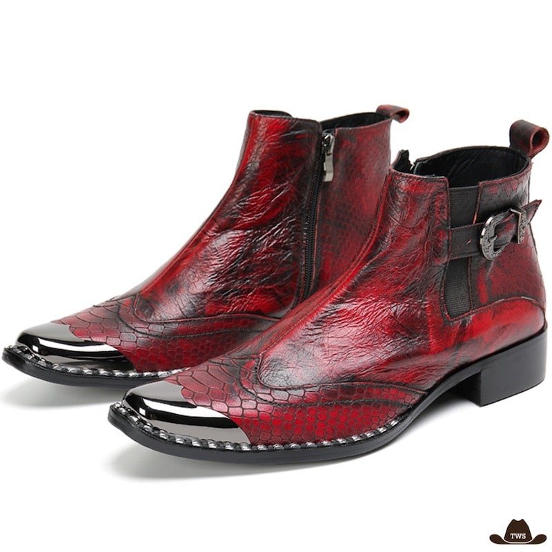 Bottes Cowboy Rouges