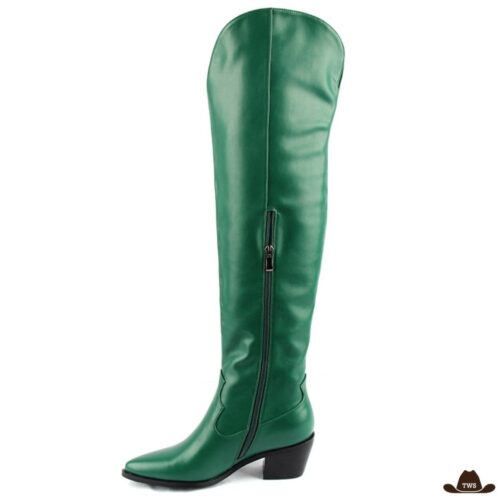 bottes-de-cowboy-femme-vertes-520357.jpg Bottes de Cowboy Femme Vertes
