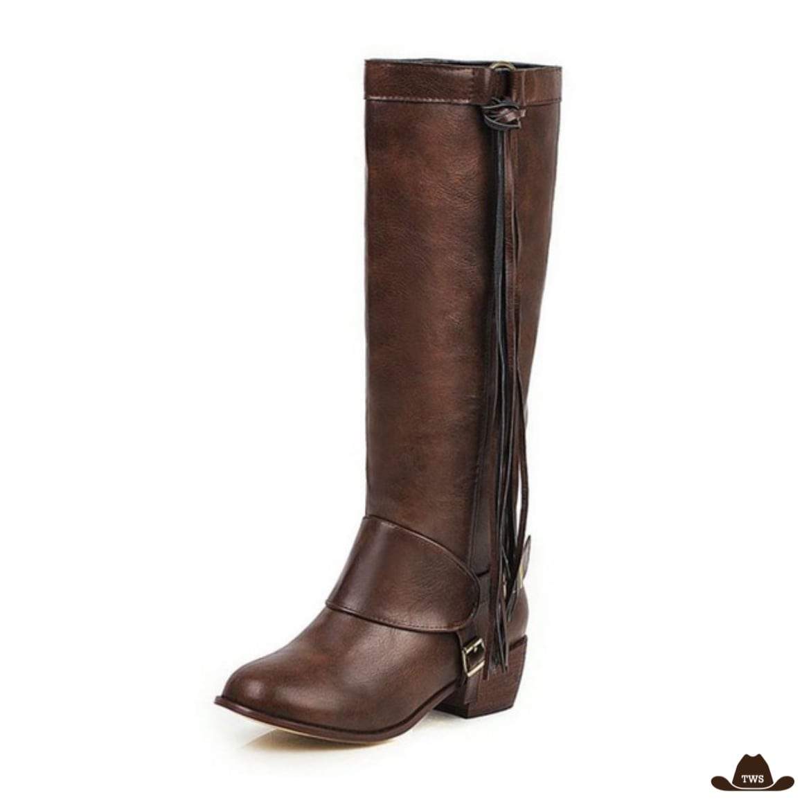 Bottes Équitation Cuir Western Femme – Image 2