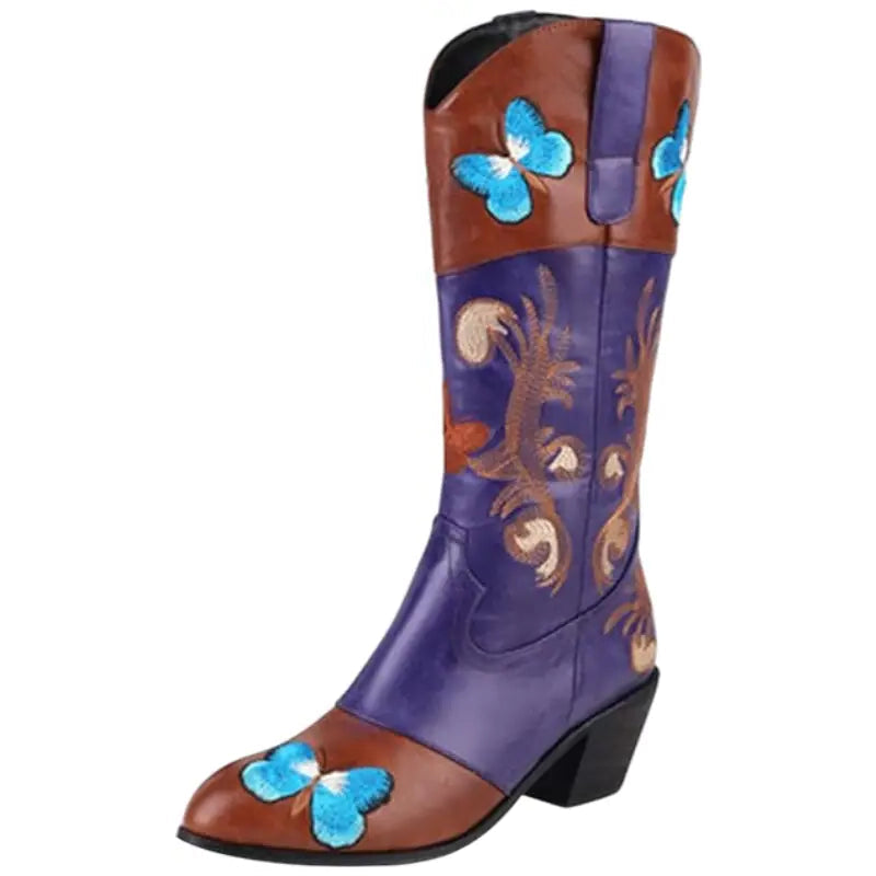 Bottes Santiag avec Papillons – Image 2