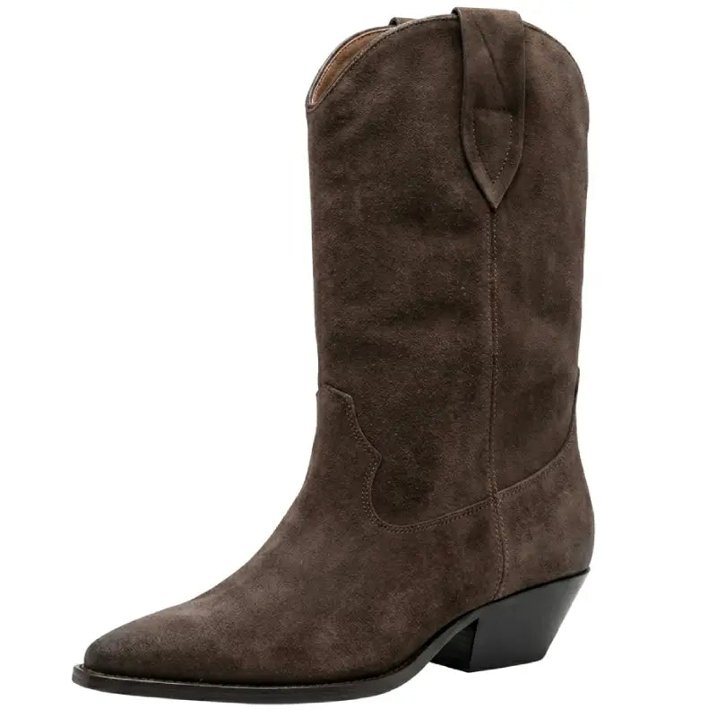 Bottes Western en Cuir pour Femme – Image 2