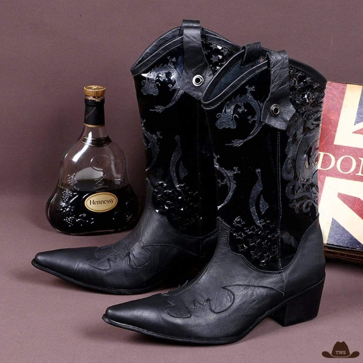 Bottes Western Noires – Image 2