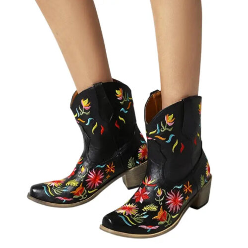 bottine-cowboy-femme-noir-2.jpg Bottines Cowboy Femme Noires