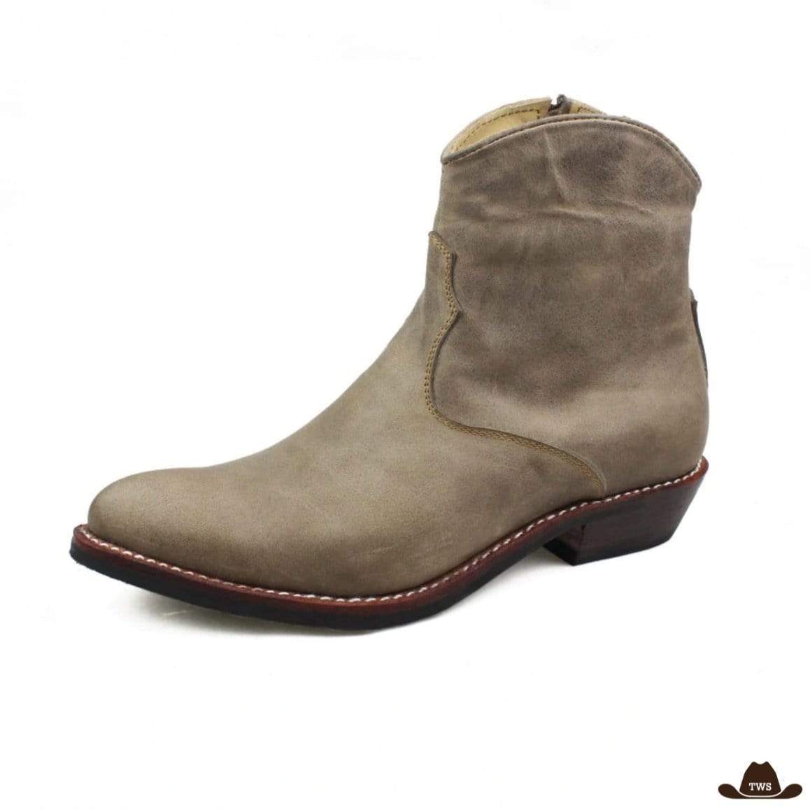 Bottines Cowboy Beige – Image 2