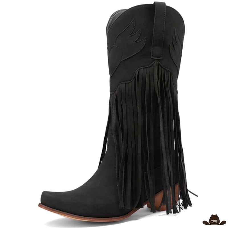 Bottines Cowboy Femme Turquoise – Image 3