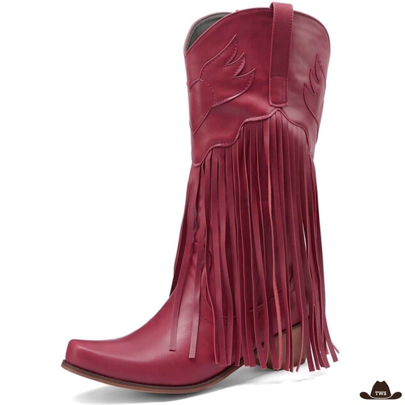 Bottines Cowboy Femme Turquoise – Image 2