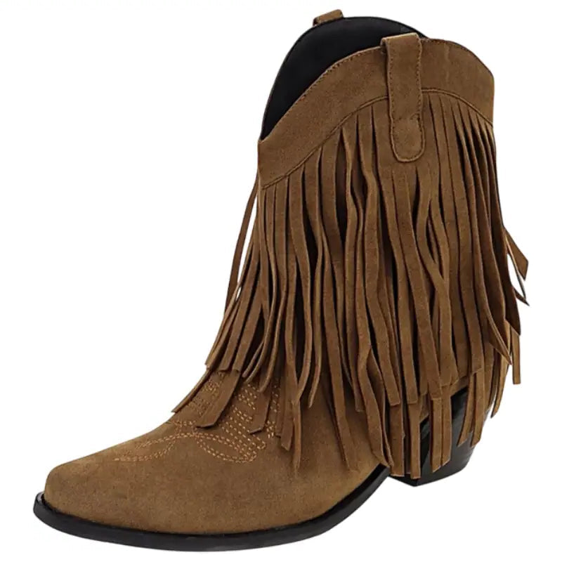 Bottines Cowboy à Franges – Image 2