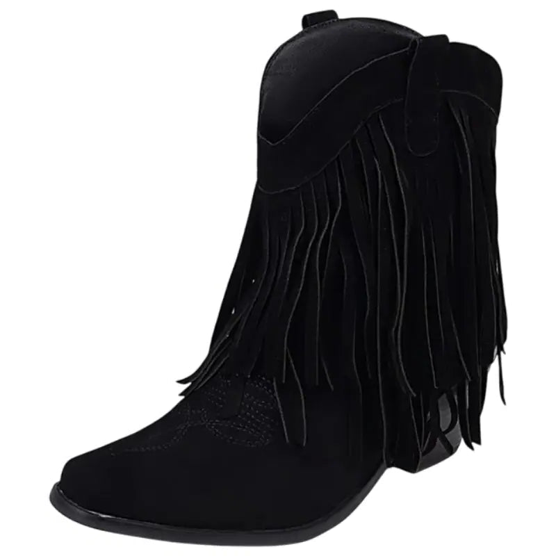 Bottines Cowboy à Franges – Image 3
