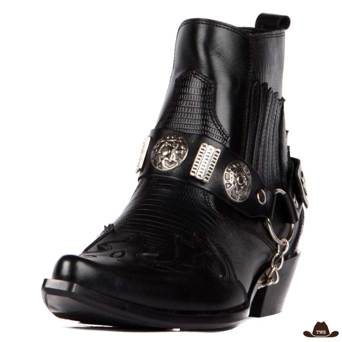 Bottines Cowboy Homme Biker – Image 2
