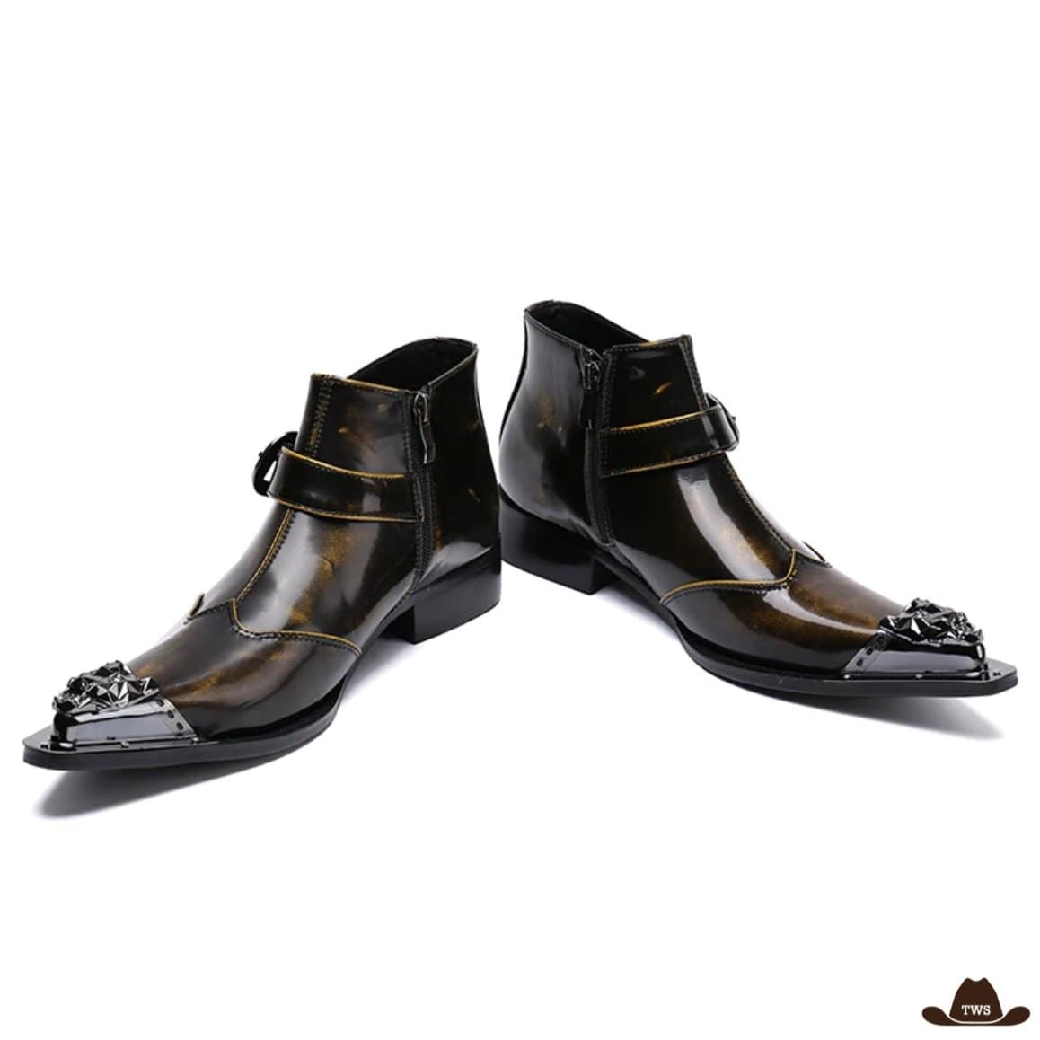 Bottines Cowboy Marron