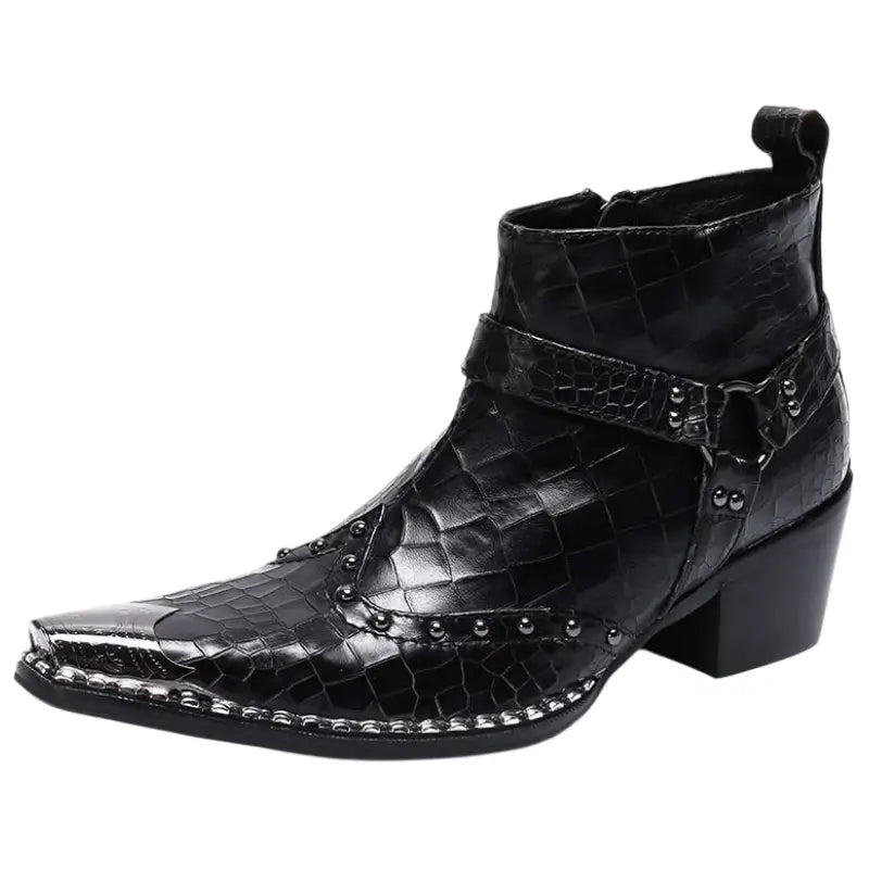 Bottines Cowboy en Cuir – Image 2