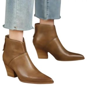 Bottines Cowboy en Cuir pour Femme