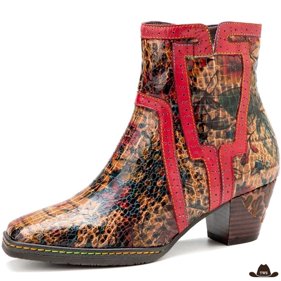 Bottines de Country Femme Cuir – Image 2