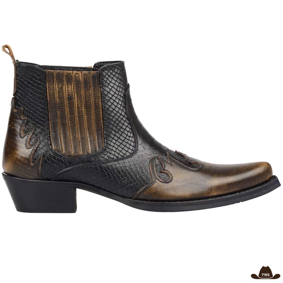 Bottines Homme Cuir Country