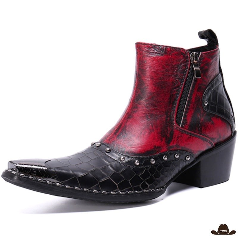 Bottines Hommes Boots Style Cowboy – Image 2