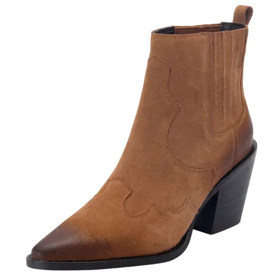 Bottines Santiags Camel pour Femme – Image 2