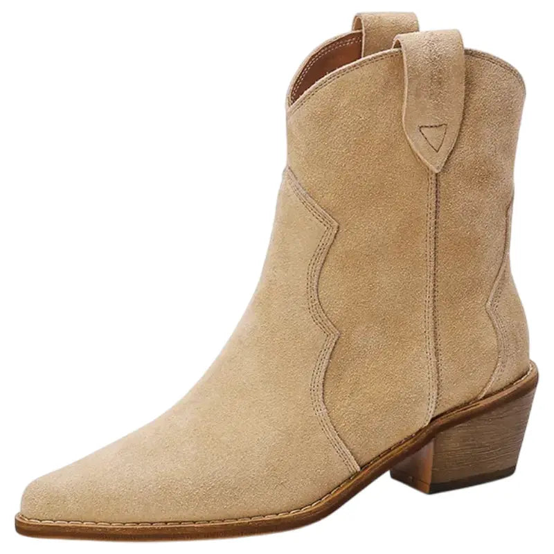 Bottines Western Beiges – Image 2