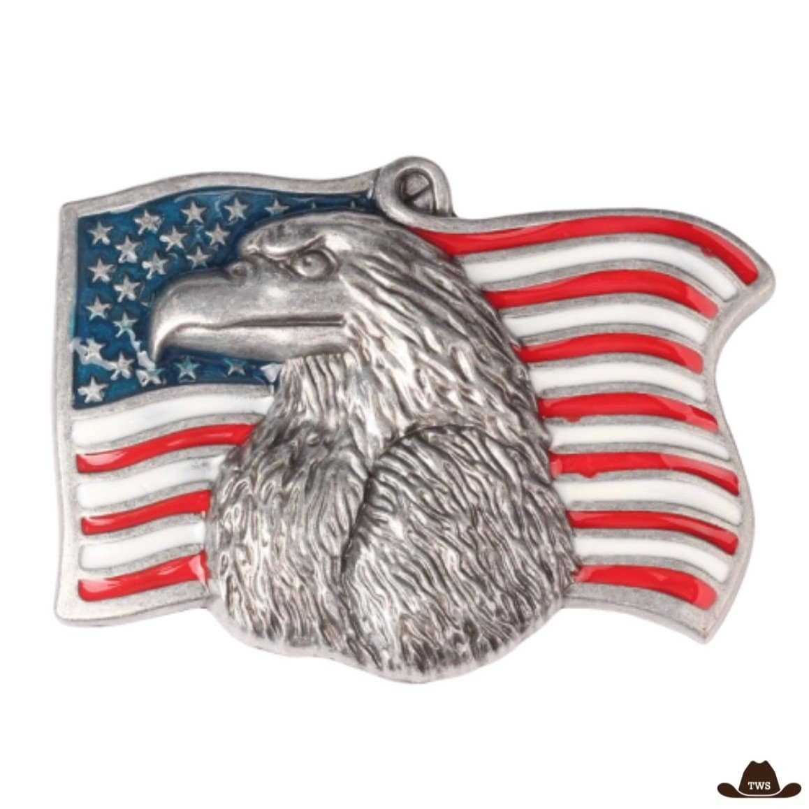 Boucle de Ceinture Aigle Américain