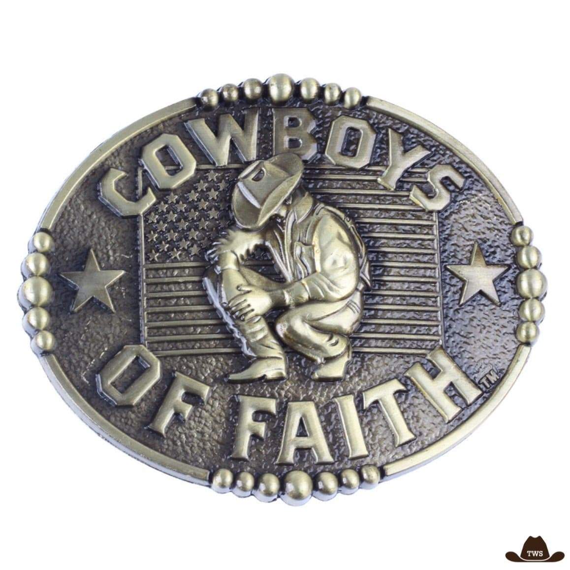 Boucle de Ceinture Cowboys of Faith – Image 2