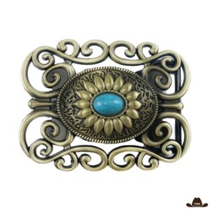 Boucle de Ceinture Country Florale