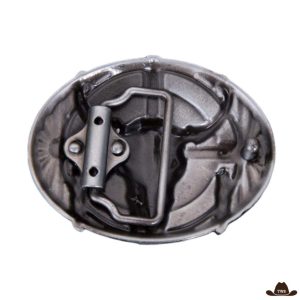 Boucle de Ceinture Western Homme Tête de Mort