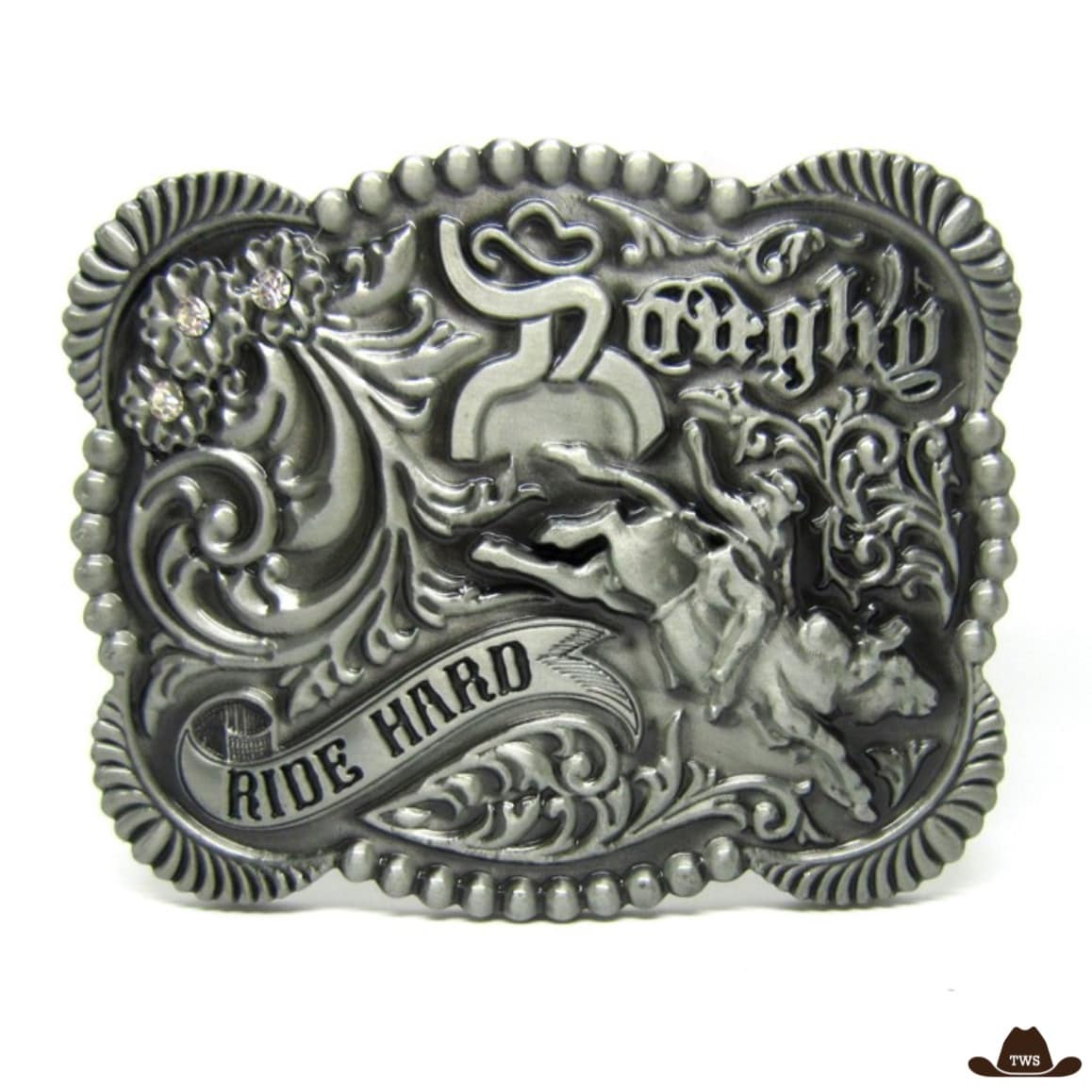 Boucle de Ceinture Western Ride Hard