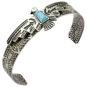 Bracelet Navajo Argent et Turquoise