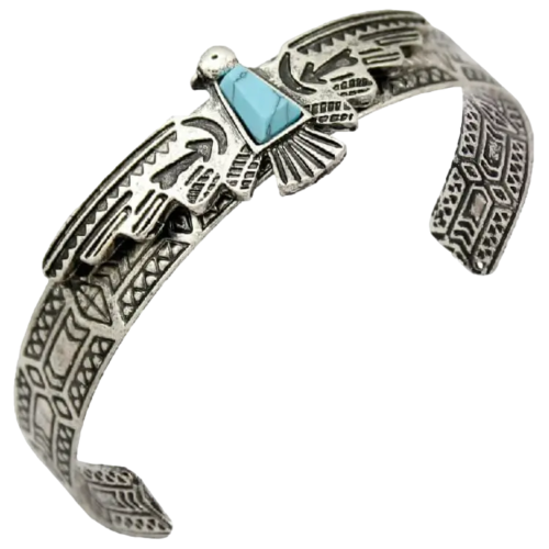 Bracelet Navajo Argent et Turquoise