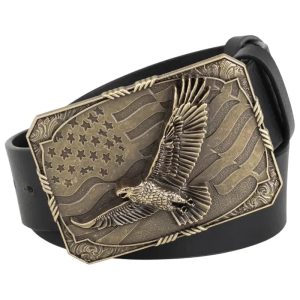 Ceinture Western Homme à Grosse Boucle