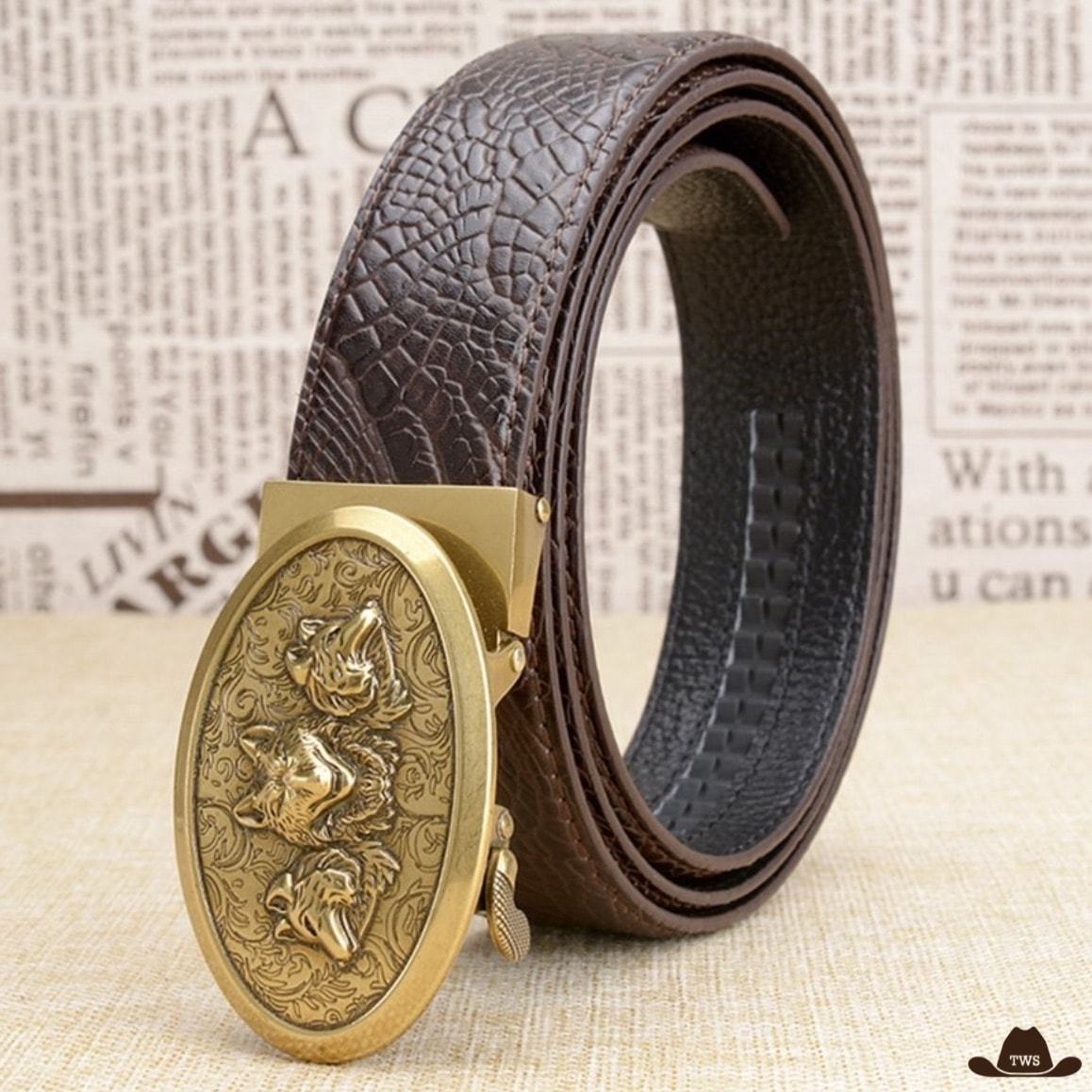 Ceinture Camel Boucle Western – Image 3