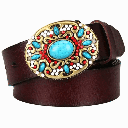 Ceinture de Cowboy pour Femme en Cuir
