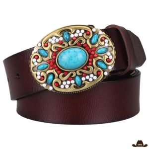 Ceinture Cowboy Turquoise