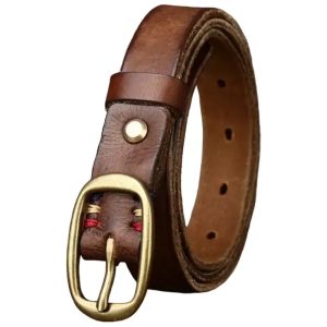 Ceinture en Cuir Style Western Femme