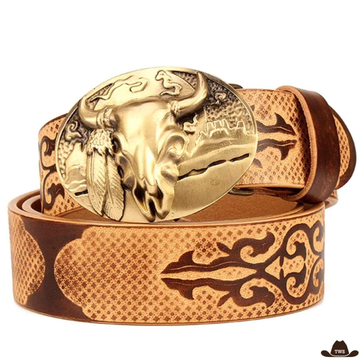 Ceinture de Cowboy Homme en Cuir – Image 2