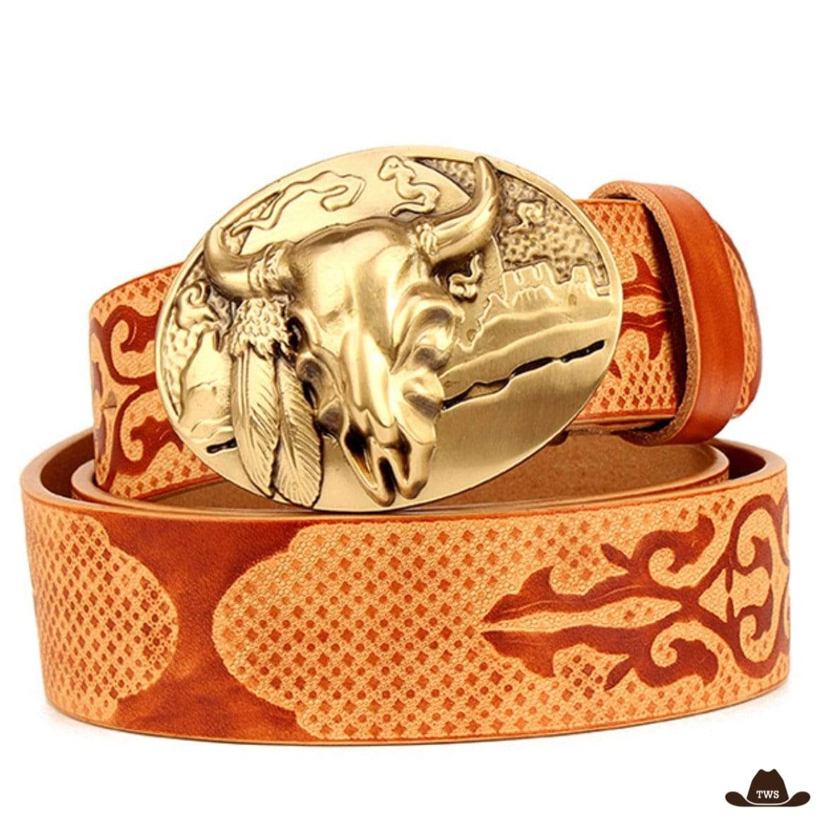 Ceinture de Cowboy Homme en Cuir – Image 3