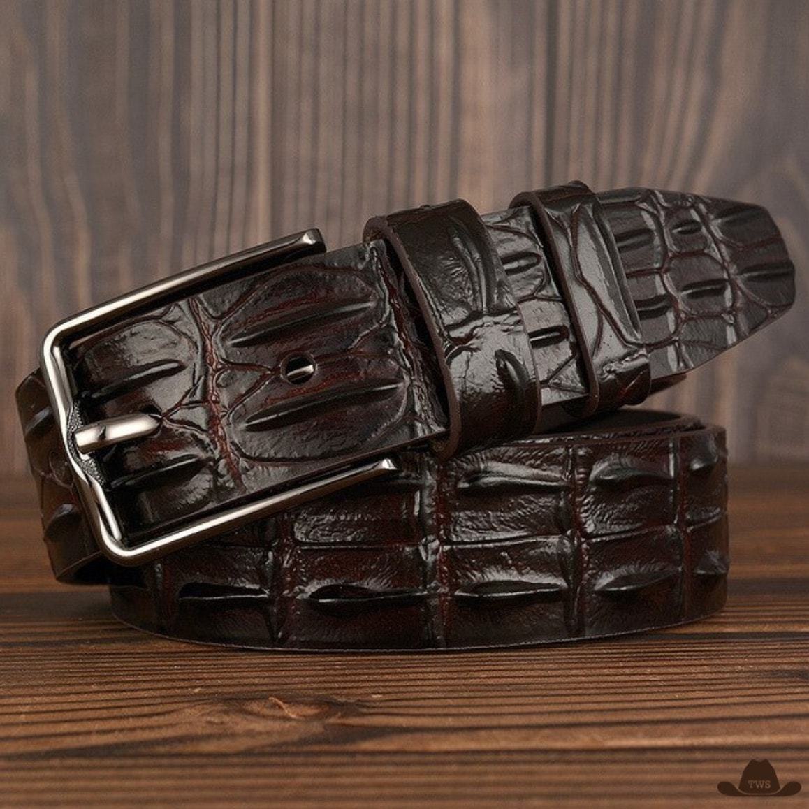 Ceinture Homme Western Crocodile – Image 2