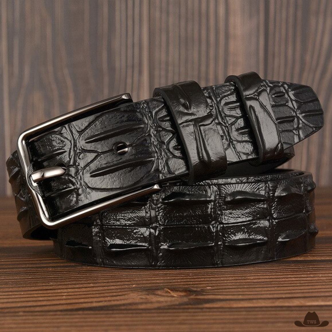 Ceinture Homme Western Crocodile – Image 3