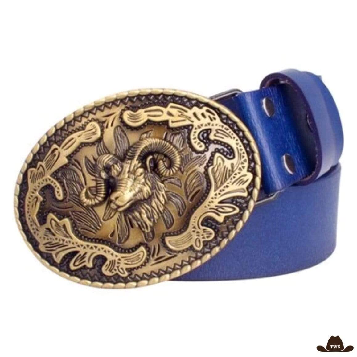 Ceinture en Cuir Motif Western – Image 2