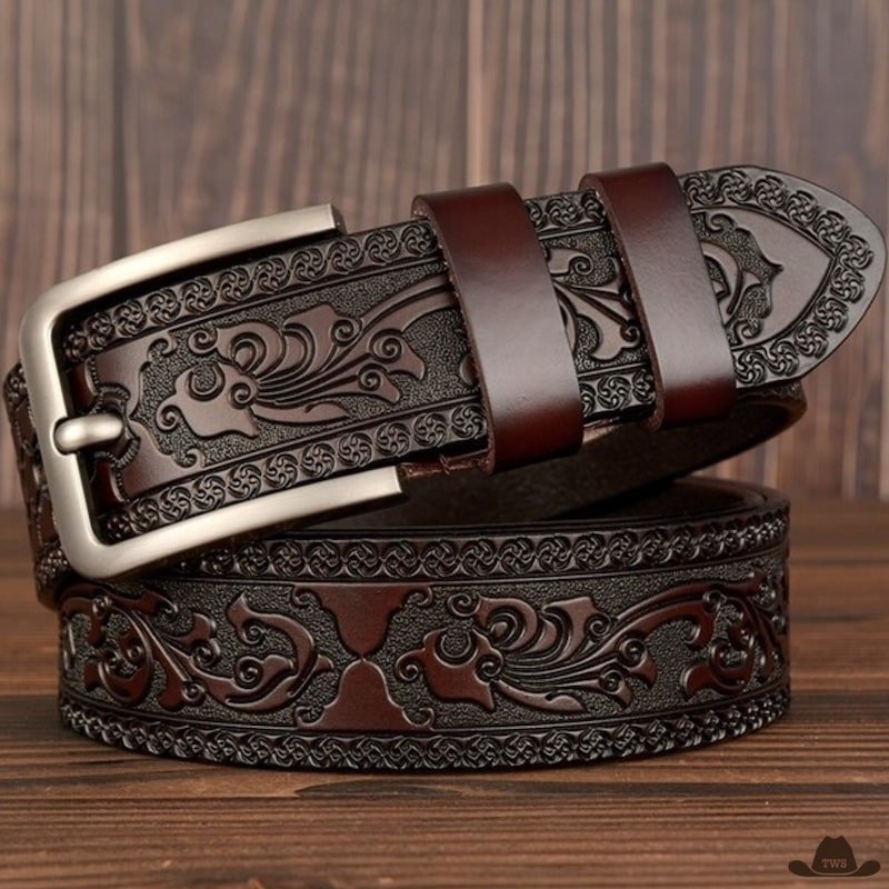 Ceinture en Cuir Style Western – Image 3