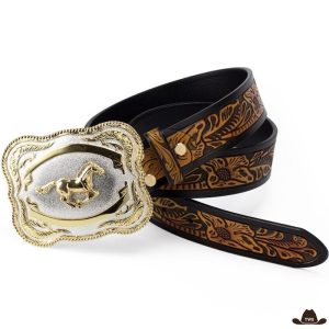 Ceinture Femme Avec Boucle Western