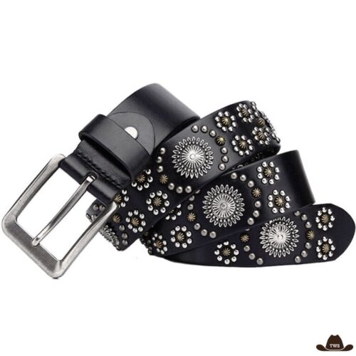 ceinture-femme-cuir-noir-western-163357.jpg Ceinture Femme Cuir Noir Western