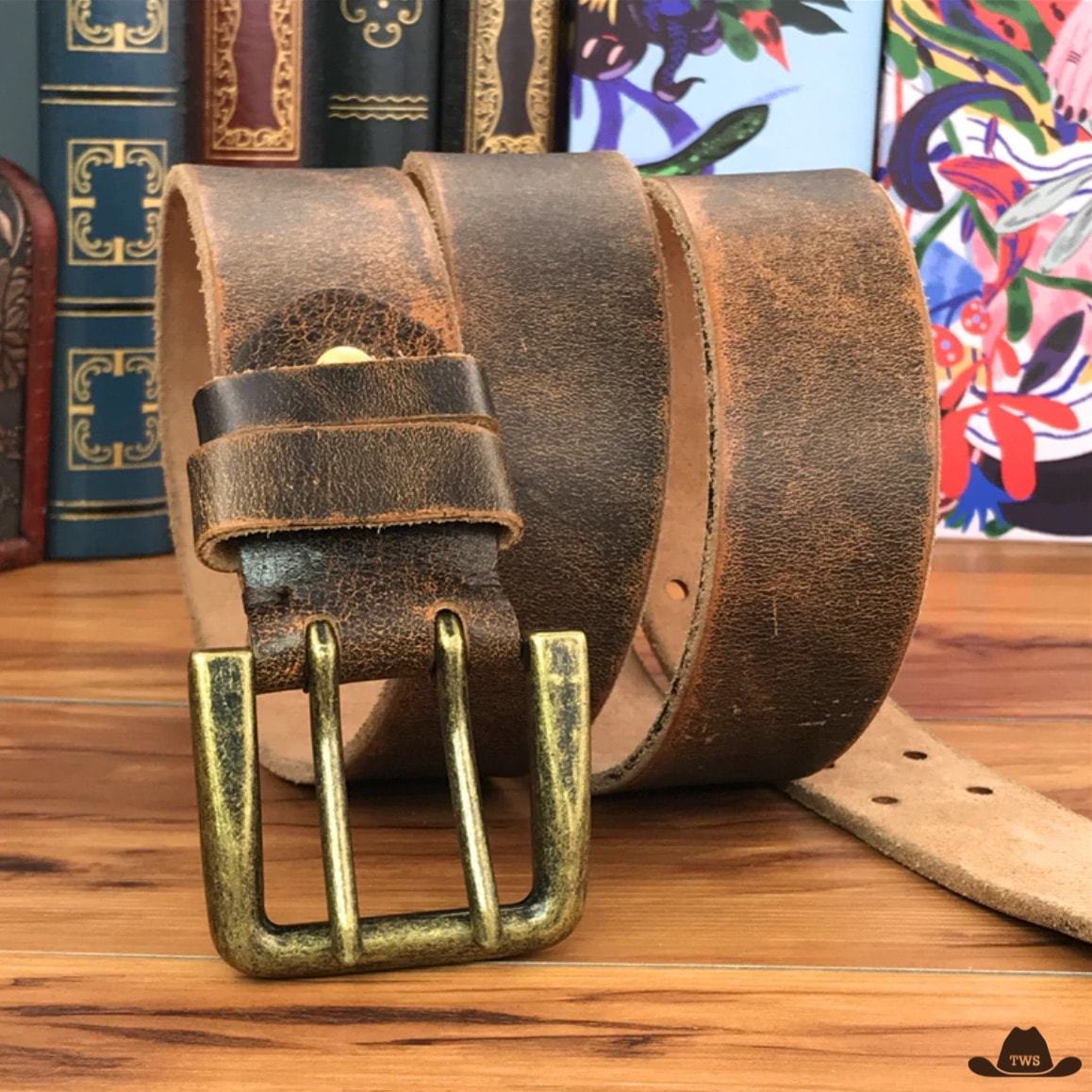 Ceinture Homme Vintage Cowboy – Image 2